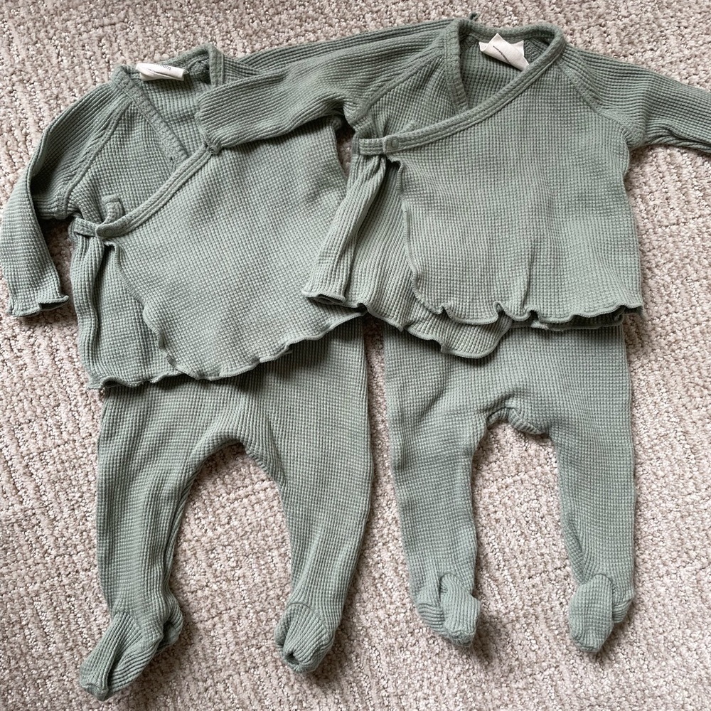 COPY - Spearmint Love matching newborn set